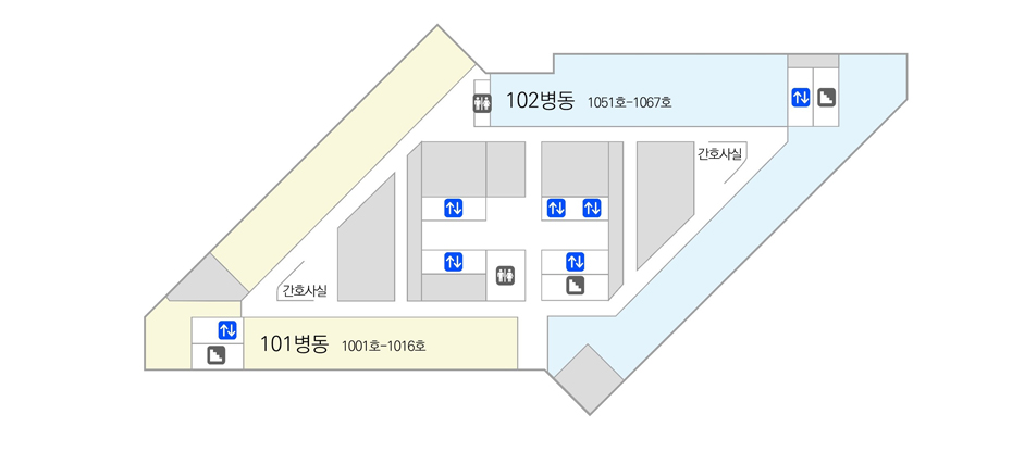 병원시설안내 10F 도면