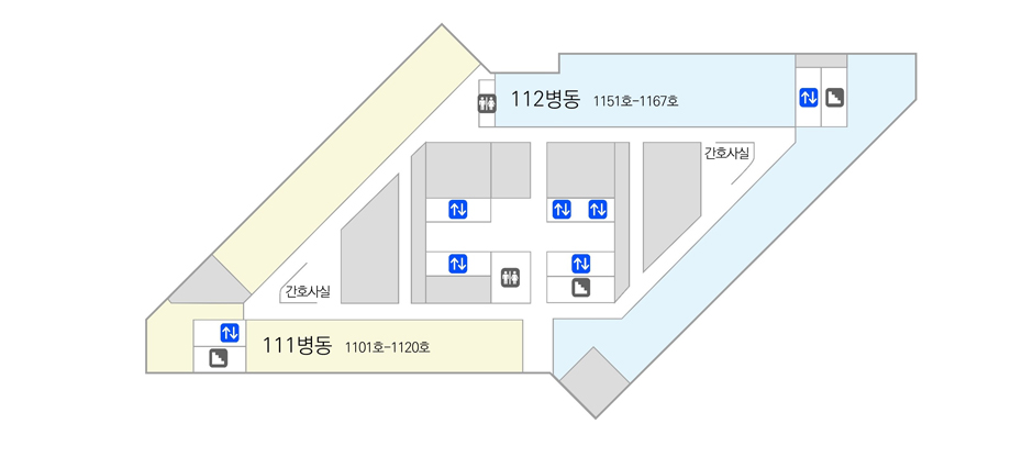 병원시설안내 11F 도면