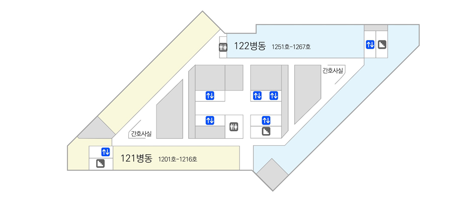 병원시설안내 12F 도면